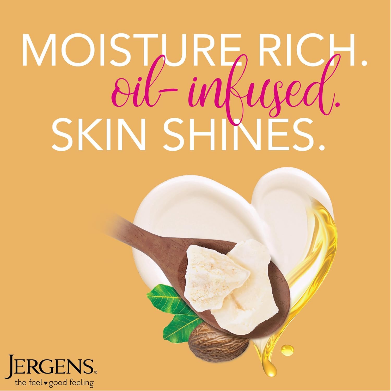 Jergens Shea Butter Deep Conditioning Moisturizer, Travel Size Deep Conditioning Moisturizer, 3X More Radiant Skin, 3 Ounces, With Pure Shea Butter, Dermatologist Tested : Beauty & Personal Care