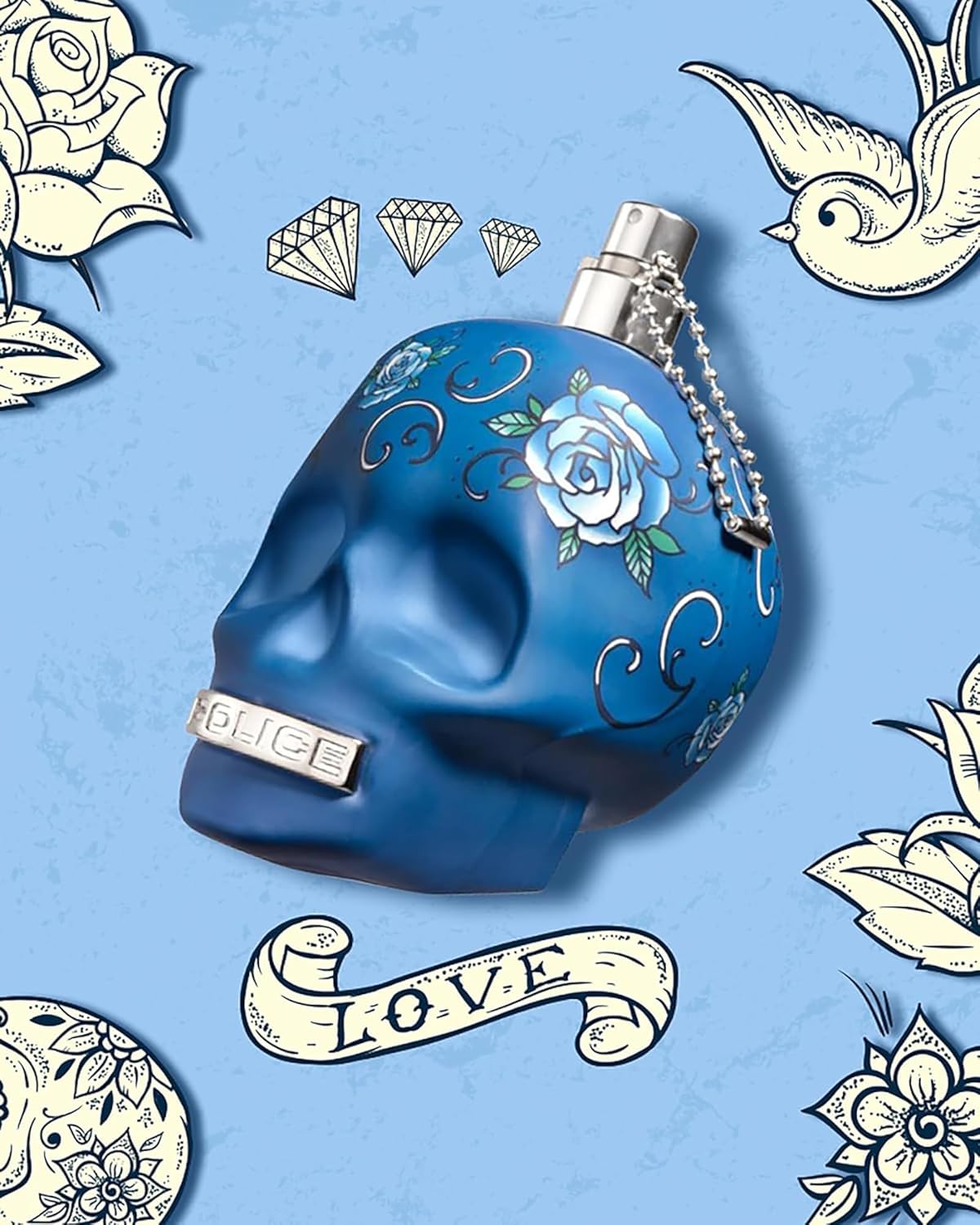 Police To Be Tattooart For Man Fragrance For Men - Mysterious And Elegant Scent - Intriguing Base Of Amberwoods And Tonka Beans - For A Man Who Likes The Risk Of A Free Spirit - 2.5 Oz Edt Spray : Beauty & Personal Care