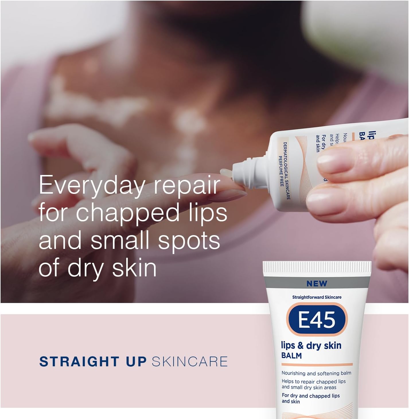 E45 Lips & Dry Skin Lip Balm - Moisturising Natural Lip Balm for Dry & Cracked Lips and Skin - Hydrating and Nourishing Lips Balm with Vitamin E - E45 Cream Lipbalm for Chapped Lips - 30ml : Amazon.co.uk: Beauty