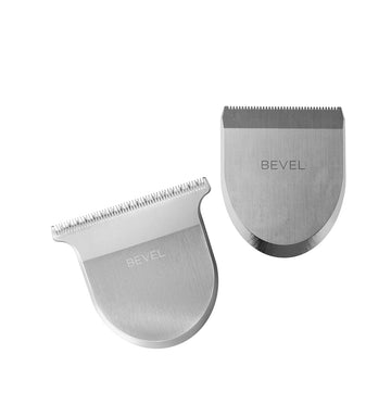Trimmer Razor Blades Set, Works With Bevel Trimmer - Includes T Blade Trimmer Razor and Square Trimmer Blade, Beard Trimmer for Men, Precise Lineups, Trimming and Shaving for Face, Head, and Body
