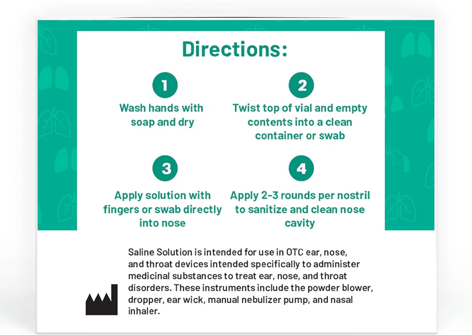 BASE LABORATORIES 3% Saline Solution for Nebulizer Machine | Saline Solution for Inhalation & Nasal Irrigation | High 3% Concentration l 25 Vials 5ml Unit Dose : Health & Household