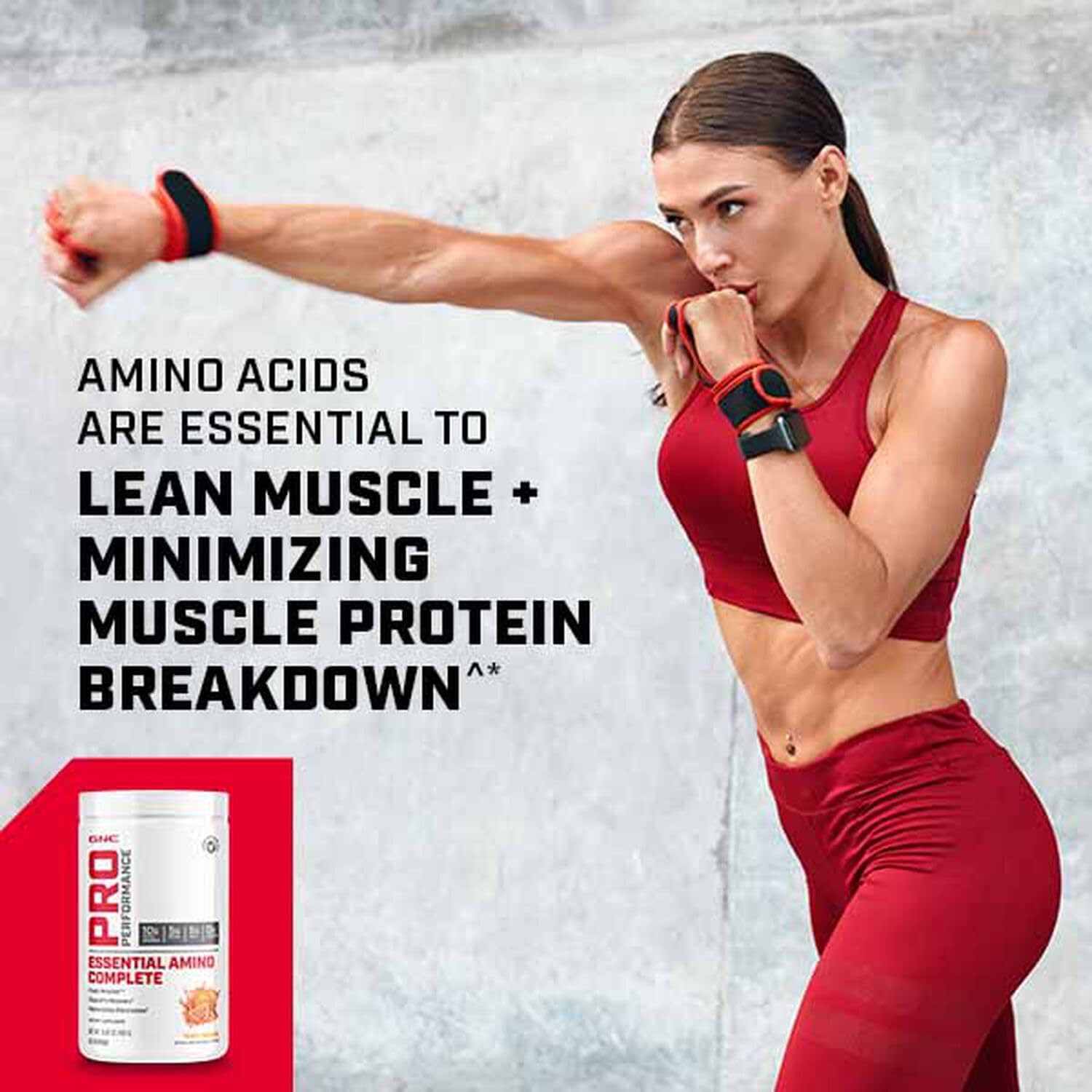 GNC Pro Performance Essential Amino Complete, Strawberry Banana, 15.87 oz., Supports Muscle Recovery : Health & Household