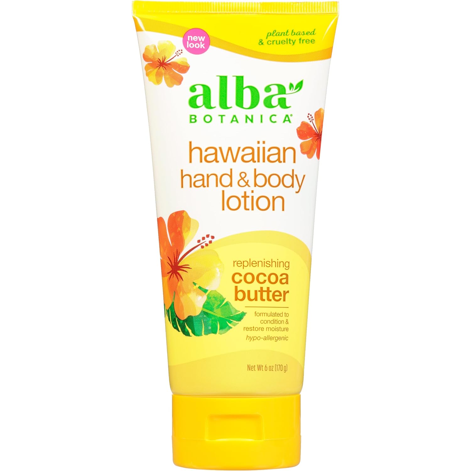 Alba Botanica, Hawaiian Cocoa Butter Hand & Body Lotion - 7 Oz