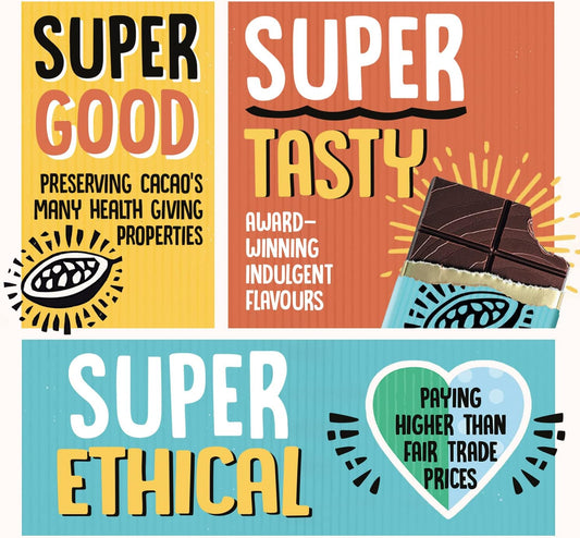 Ombar Vegan Chocolate Bars - Chocolate - Fair Trade Organic Chocolate - Dairy And Gluten Free - Raw Cacao - 35G - Chocolate Pack Of 8