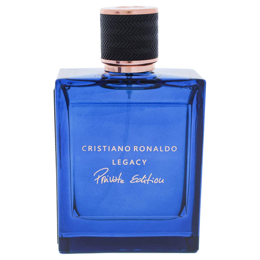 Cr7 Cristiano Ronaldo Legacy Private Edition Perfume - Cologne For Men - 3.4 Oz - Eau De Parfum Spray - Woody Scent - Luxury Long Lasting Fragrance - Notes Of Sandalwood, Cedar, Vanilla, Amber & Musk