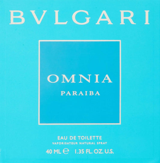 Bvlgari Omnia Paraiba Eau De Toilette For Women, 40 Ml