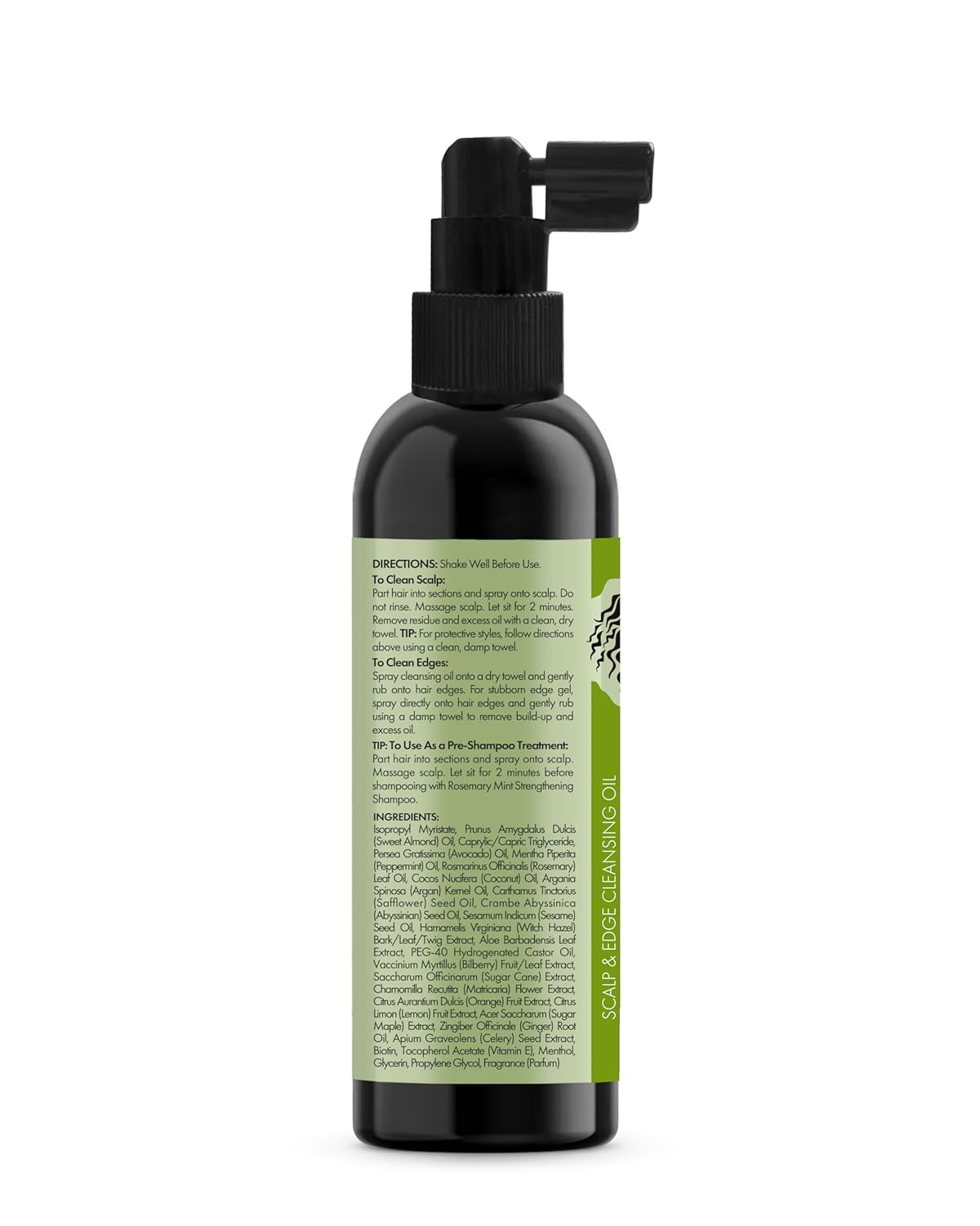 Mielle Organics Rosemary Mint Scalp & Edge Cleansing Oil, 4 Ounce : Beauty & Personal Care