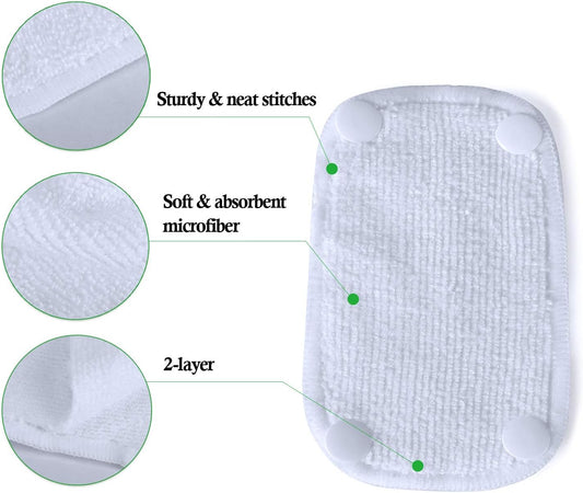 Teamoy Female Dog Diaper Pads, Reusable Doggie Diaper Wraps Liner Pads(Pack Of 6), S