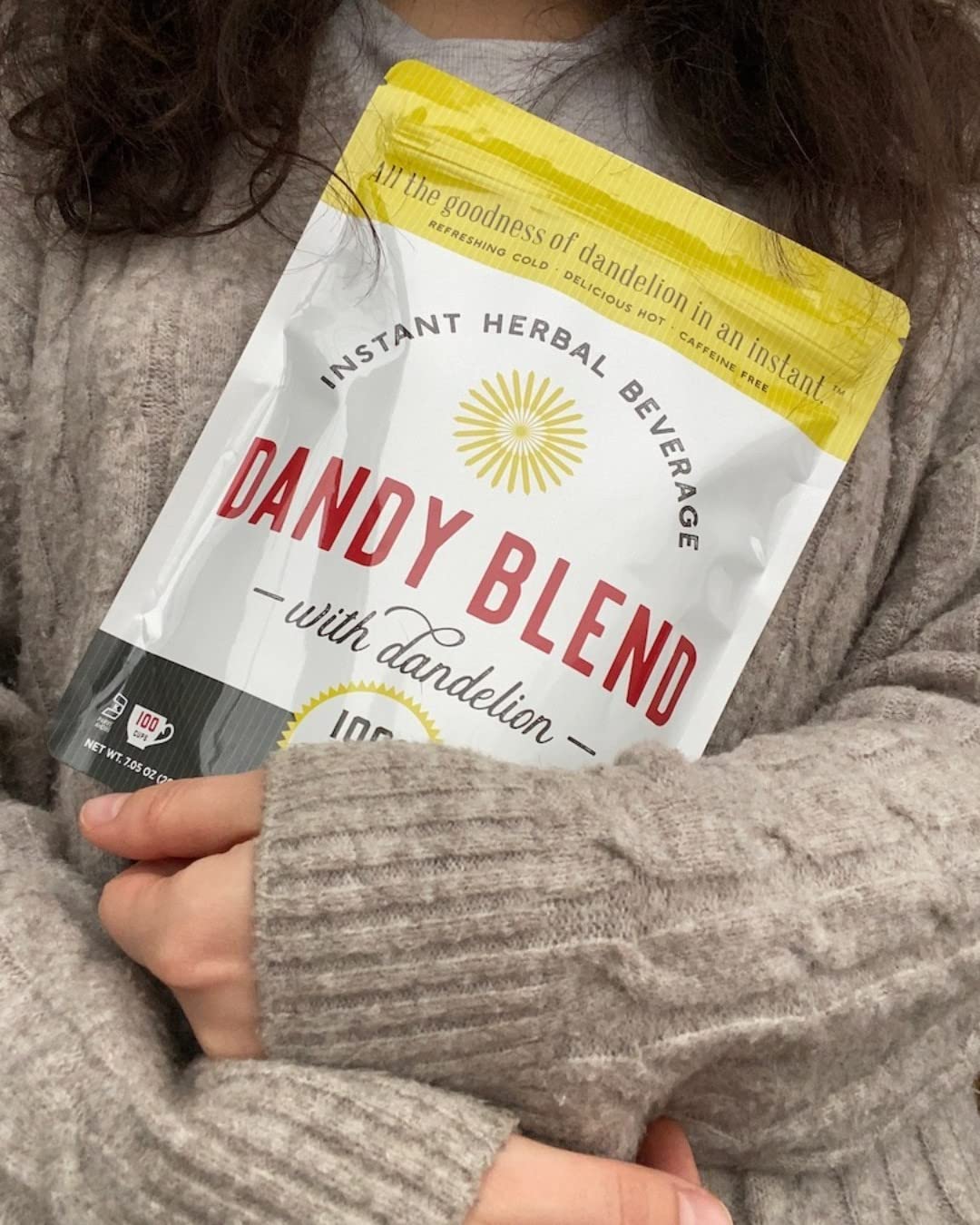 156 Cup Bag Of Certified Organic Dandy Blend Instant Herbal Beverage With Dandelion, 11 Oz. (312G) Bag : Grocery & Gourmet Food