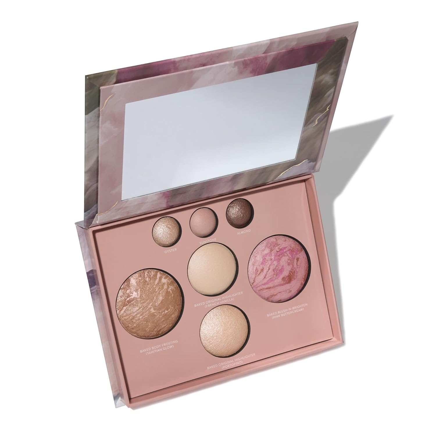 Laura Geller New York The Best Of The Best Baked Palette - Full Size - Includes Bronzer, Blush, 2 Highlighters And 3 Eyeshadows - Travel-Friendly