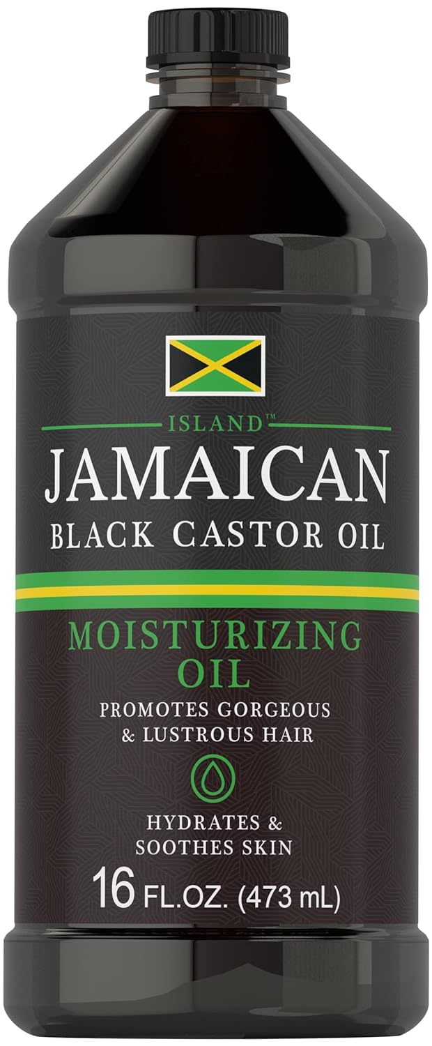 Carlyle Jamaican Black Castor Oil 16Oz | Nourish Hair, Skin, And Nails | All Natural Hypoallergenic Conditioner