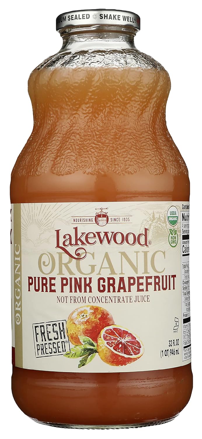 Lakewood Organic Fresh Pressed Pure Pink Grapefruit (1 X 32 FL OZ)