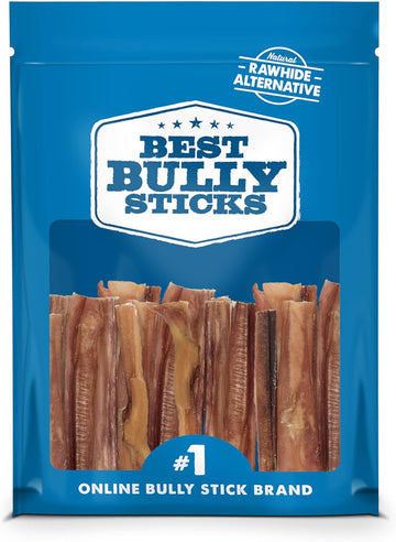 Best Bully Sticks 4 Inch All-Natural Usa-Baked Bully Sticks For Dogs - 4” Fully Digestible, 100% Grass-Fed Beef, Grain And Rawhide Free | 1 Lb