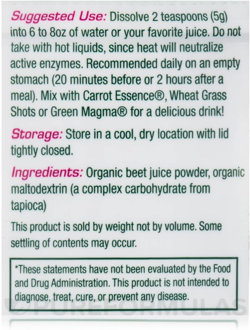 Green Foods Beet Essence, 5.3 Ounce : Health & Household