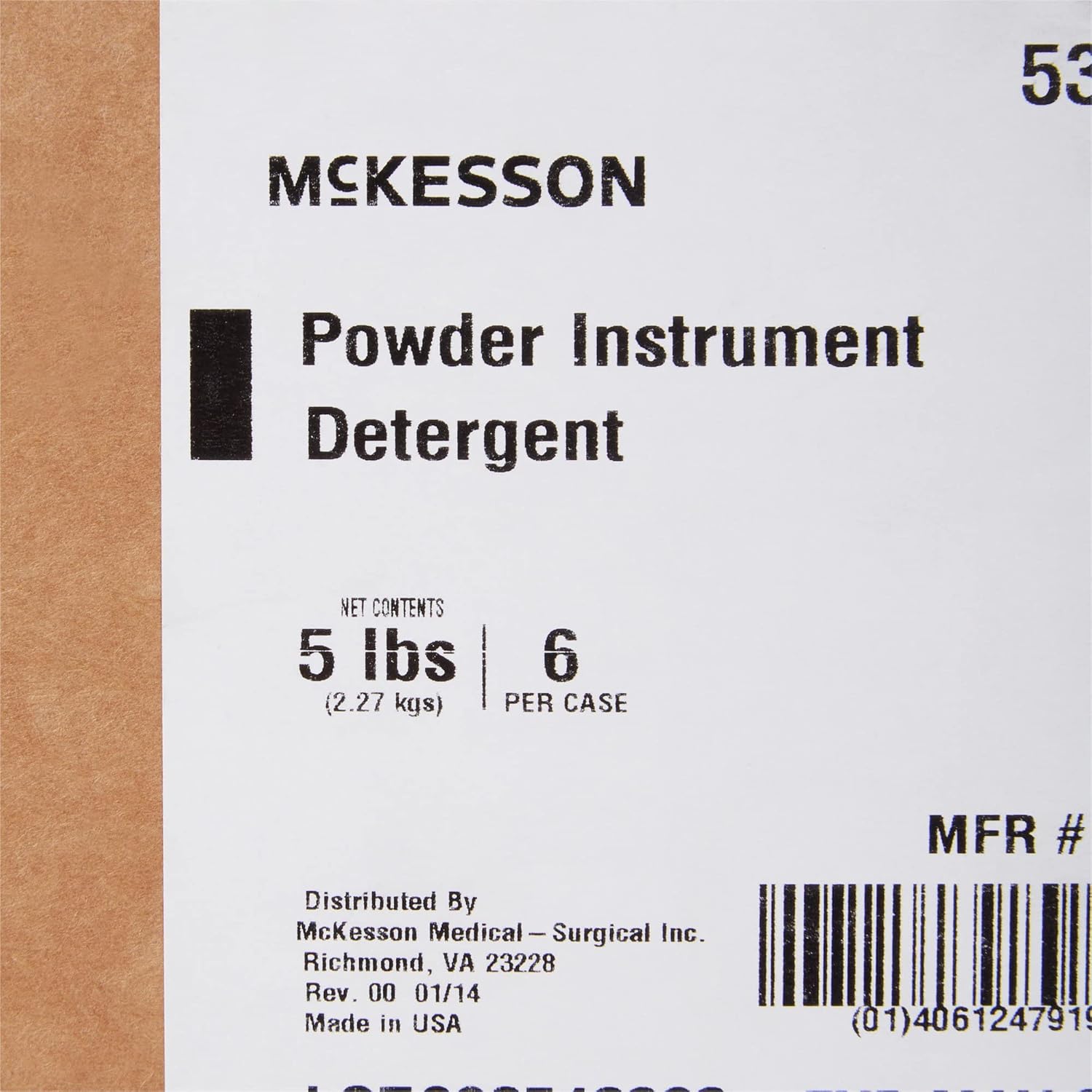 Mckesson Instrument Detergent, Powder Concentrate In A Pail - Citrus Scent, 5 Lbs, 1 Count, 6 Packs, 6 Total