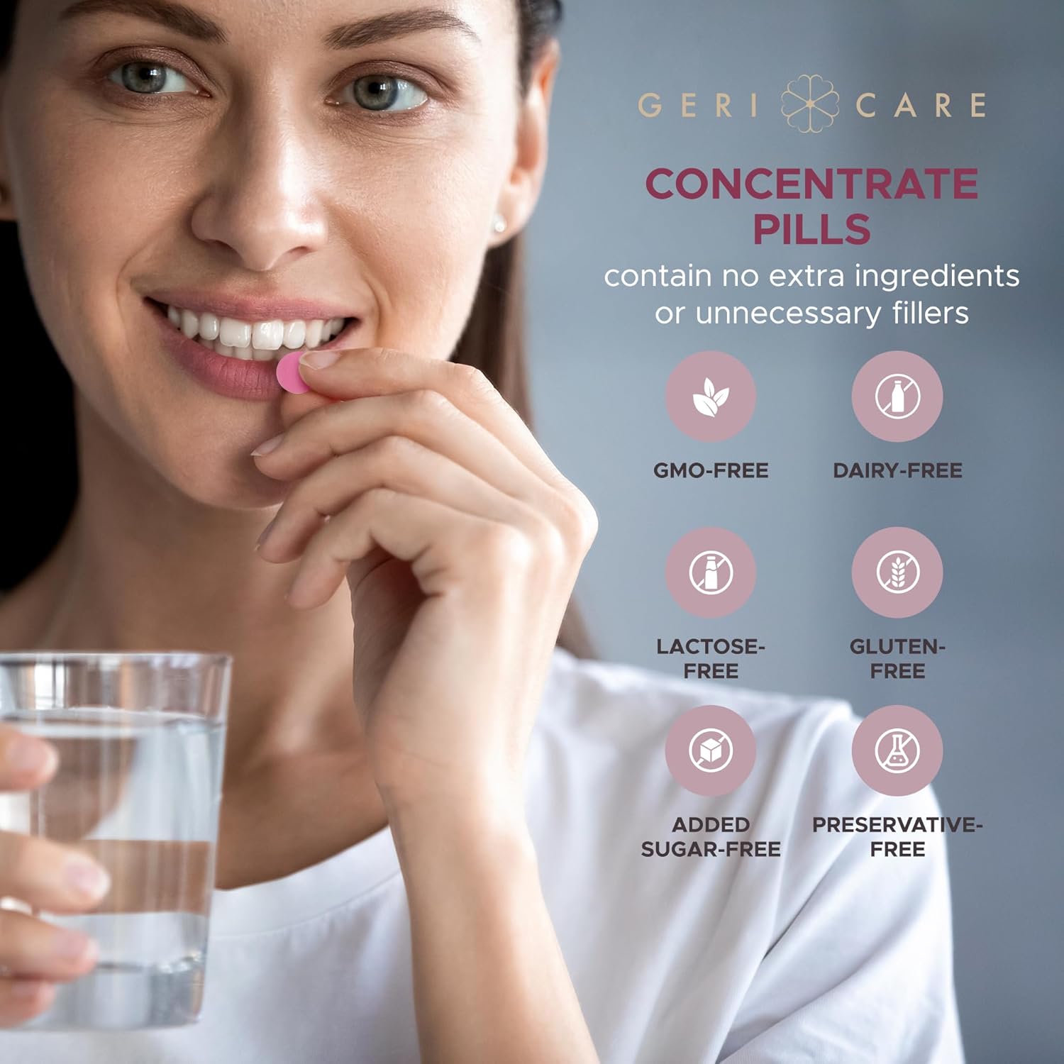 High-Potency Cranberry Supplement By Gericare- 450Mg Pure Cranberry Tablets For Urinary Tract Health- Natural Uti Prevention For Men & Women- Gmo, Gluten & Dairy Free Cranberry Concentrate [100 Count] : Health & Household