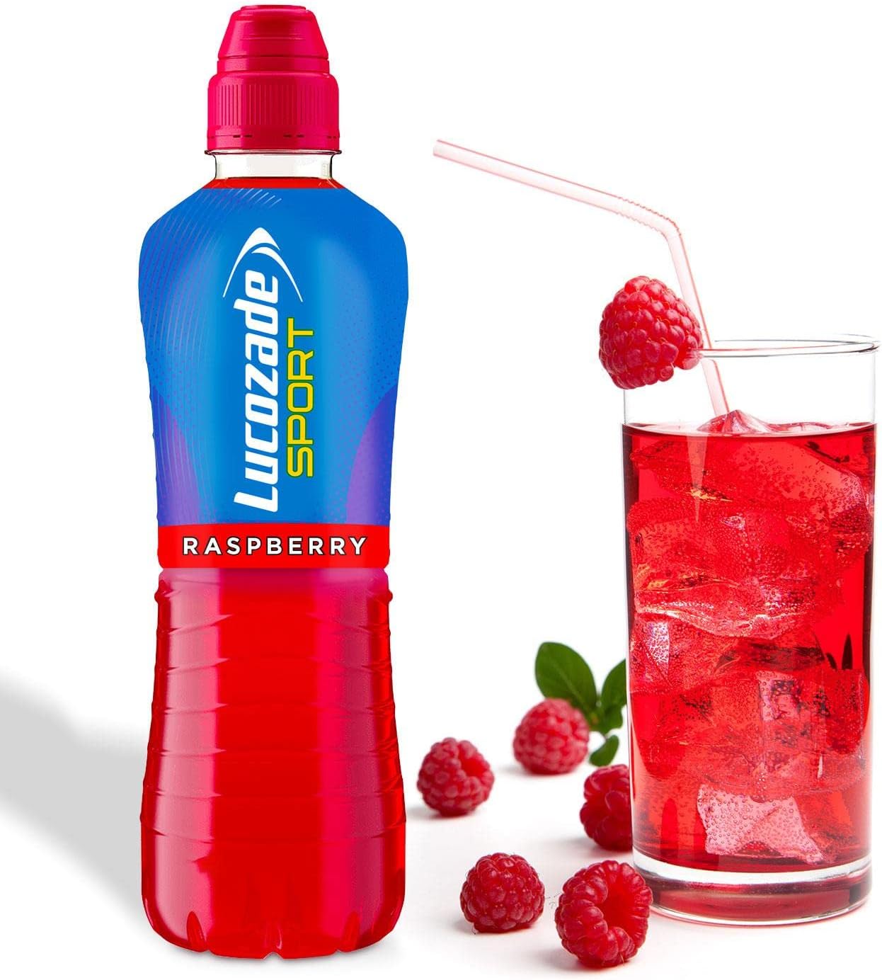 Lucozade Sport Raspberry Sport & Nutrition Drink 4 X 500Ml Case Of 6
