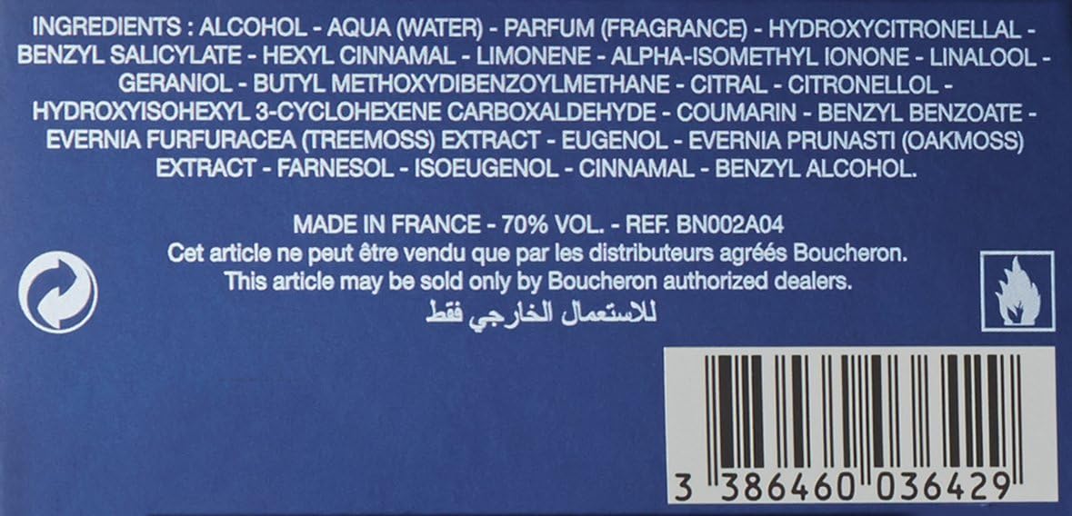 Boucheron Men Eau De Parfum 100 Ml