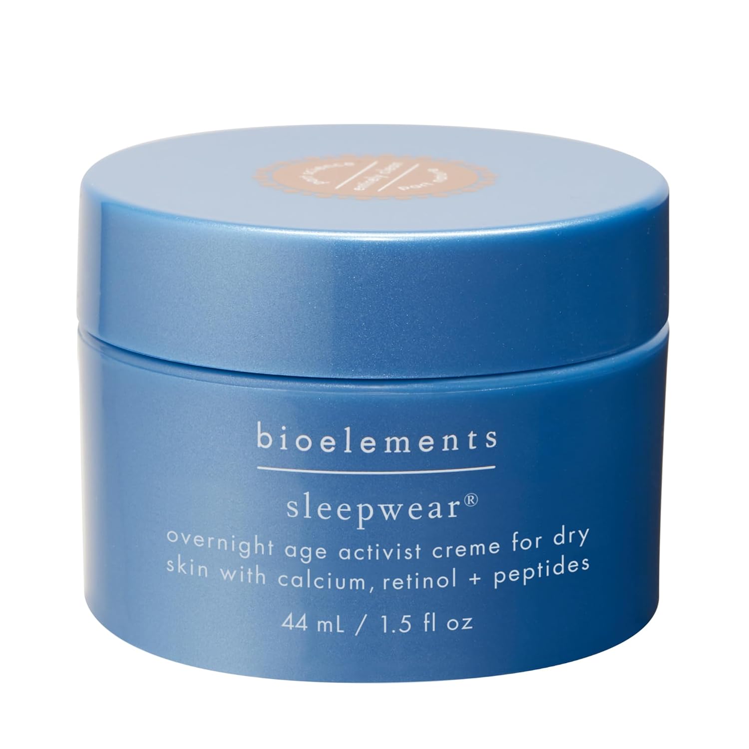 Bioelements Sleepwear - 1.5 Fl Oz - Night Cream For Dry To Combination Skin - With Calcium, Retinol & Peptides - Vegan, Gluten Free - Never Tested On Animals