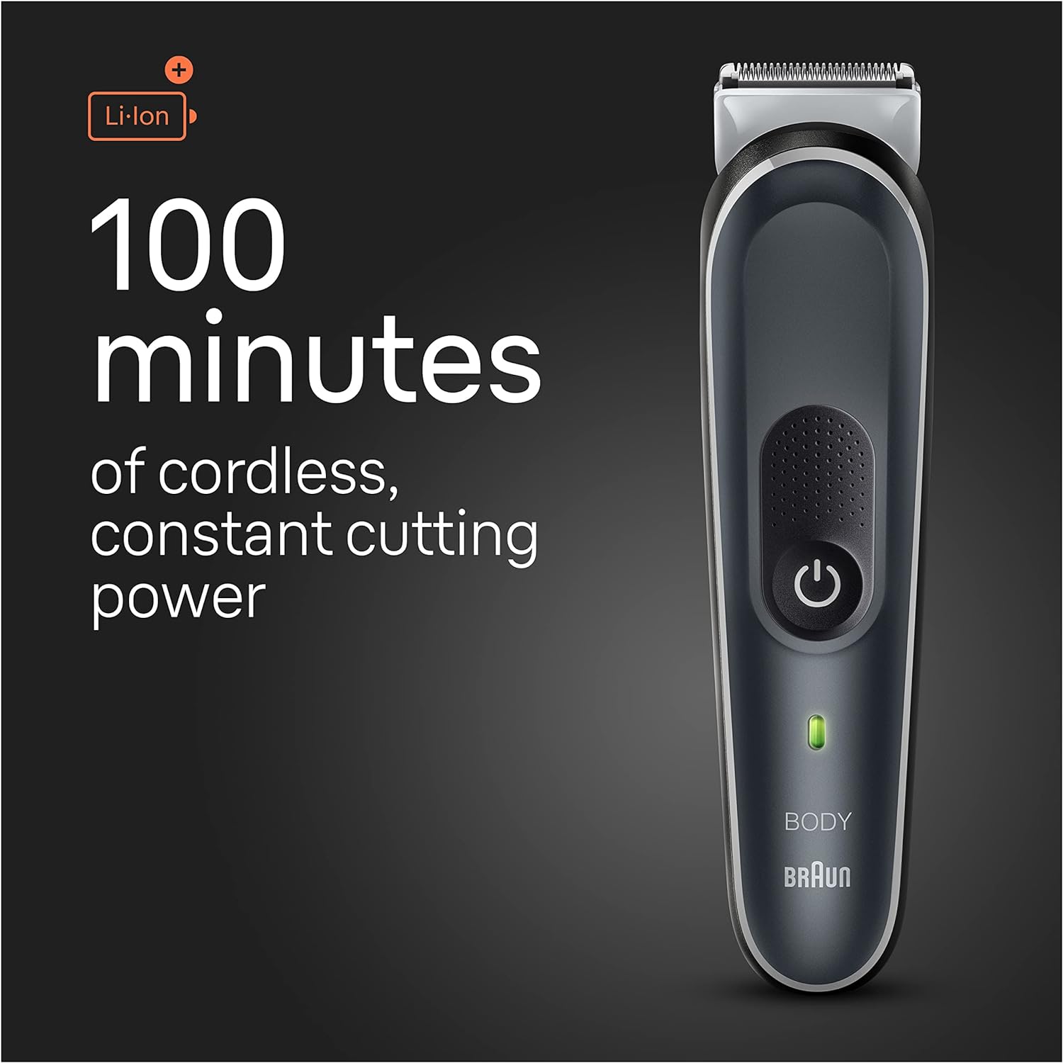 Braun Body Groomer Series 5 5360, Body Groomer for Men, for Chest, Armpits, Groin, SkinSecure Technology for Gentle Use and Clean Shave Attachment, Waterproof, Cordless with 100-min Run Time : Beauty & Personal Care