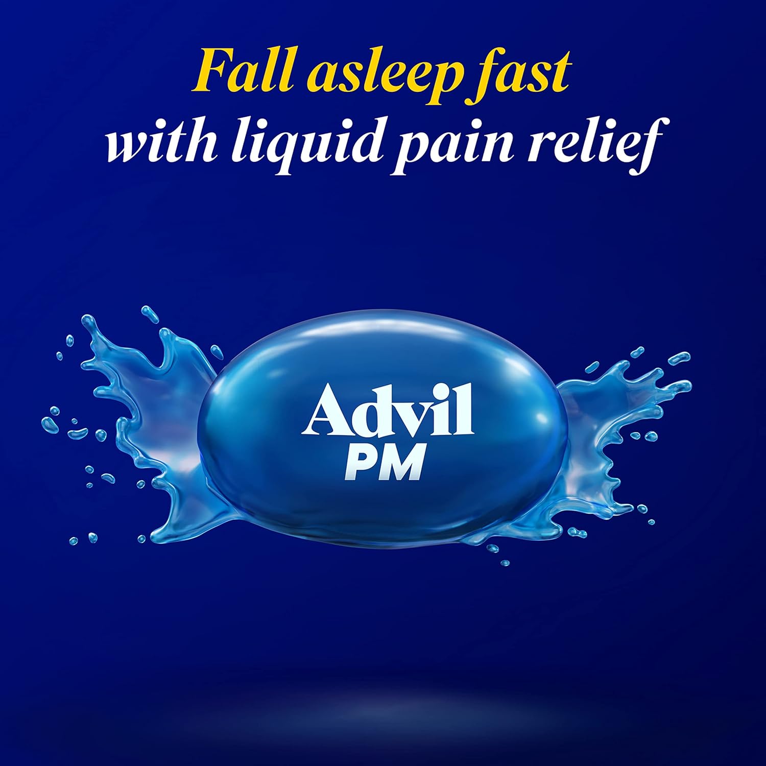 Advil PM Liqui-Gels Pain Reliever and Nighttime Sleep Aid, Pain Medicine with Ibuprofen for Pain Relief and Diphenhydramine HCL for a Sleep Aid - 2x80 Liquid Filled Capsules : Health & Household