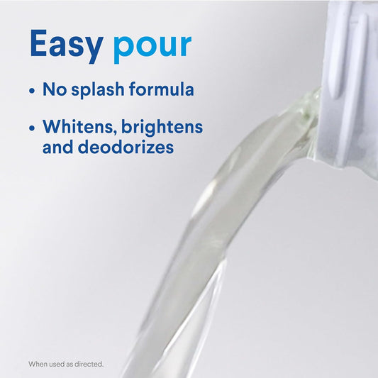 Clorox Splash-Less Bleach1, Disinfecting Bleach, Regular 77 Fluid Ounce Bottle (Package May Vary)