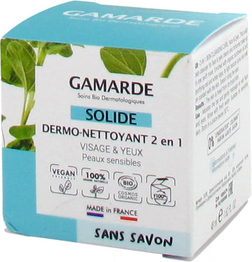 Gamarde Solid 2-In-1 Dermo-Cleaner Organic 48Ml