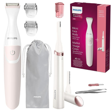 Philips Beauty Women'S Bikini Trimmer And Precision Trimmer Special Edition Bundle, Brt387/90