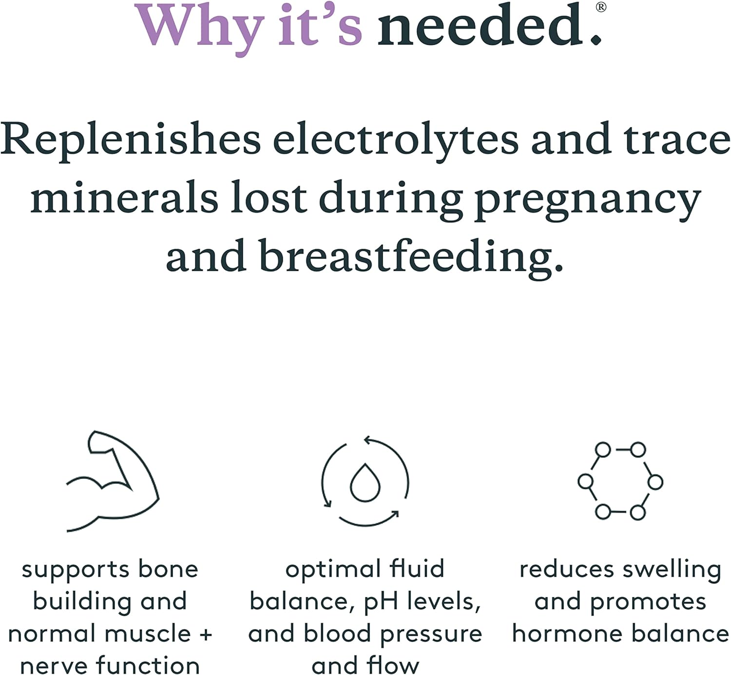 Needed. Hydration Support - for Pregnancy, Prenatal, Electrolytes + Trace Minerals - Support Lactation - Magnesium, Chloride, Sodium, Potassium, Trace Mineral Concentrate (Lime) : Health & Household