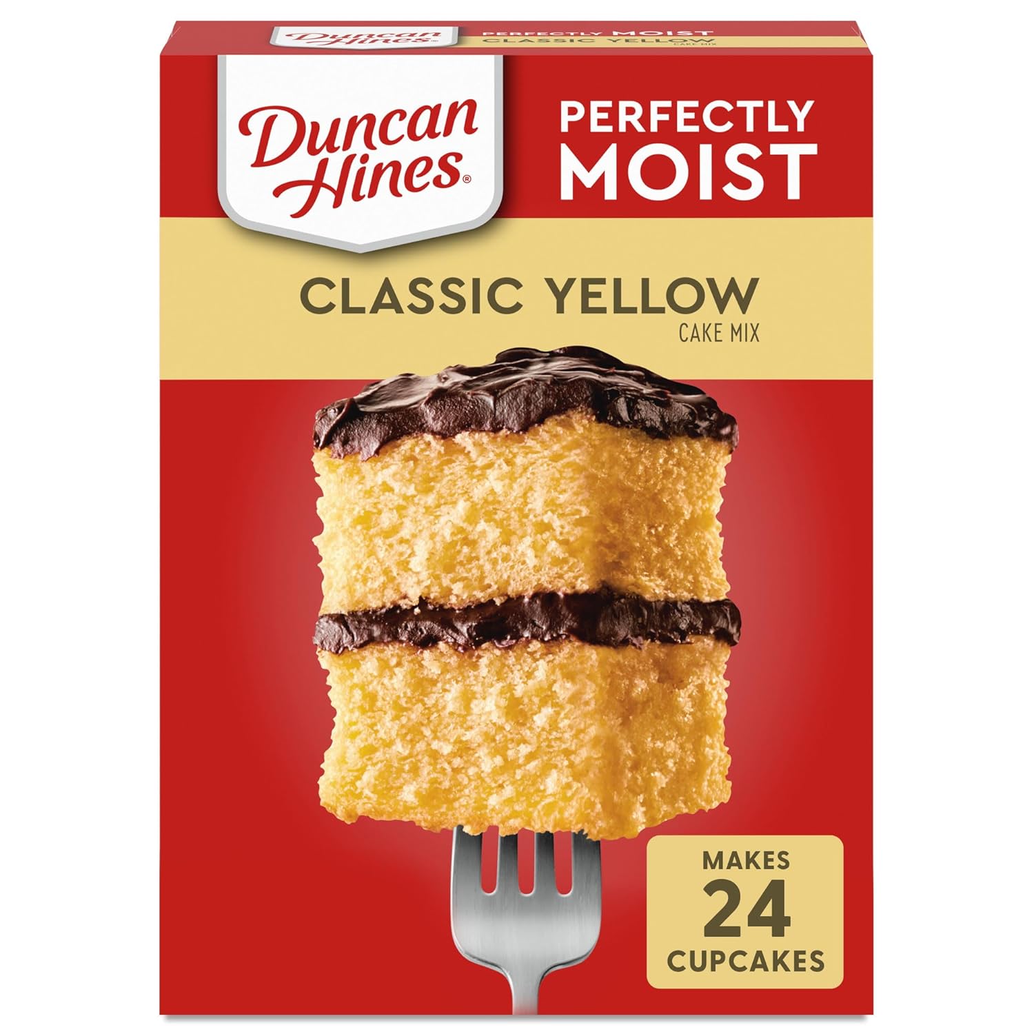 Duncan Hines Classic Cake Mix, Yellow, 15.25 Oz