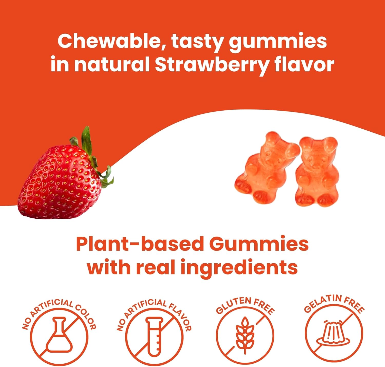 Herbion Naturals Multivitamin Gummies For Kids | Immune Support With Vitamin C, D3, B12, A, E & Zinc | Strawberry Flavor | Gluten Free, Vegan, Chewable Gummy Vitamins | 90 Ct : Health & Household