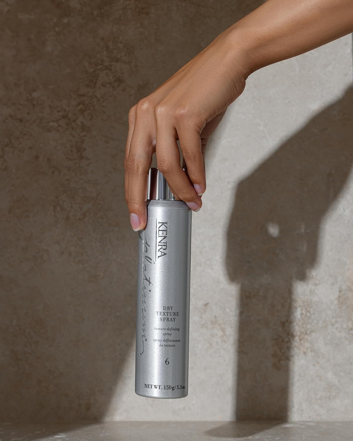 Kenra Platinum Dry Texture Spray 6 | Texture Defining Styler | Increases Texture & Fullness | Absorbs Oils & Impurities | Ultra-Lightweight, Non-Drying Formulation | All Hair Types | 5.3 oz. : Beauty & Personal Care