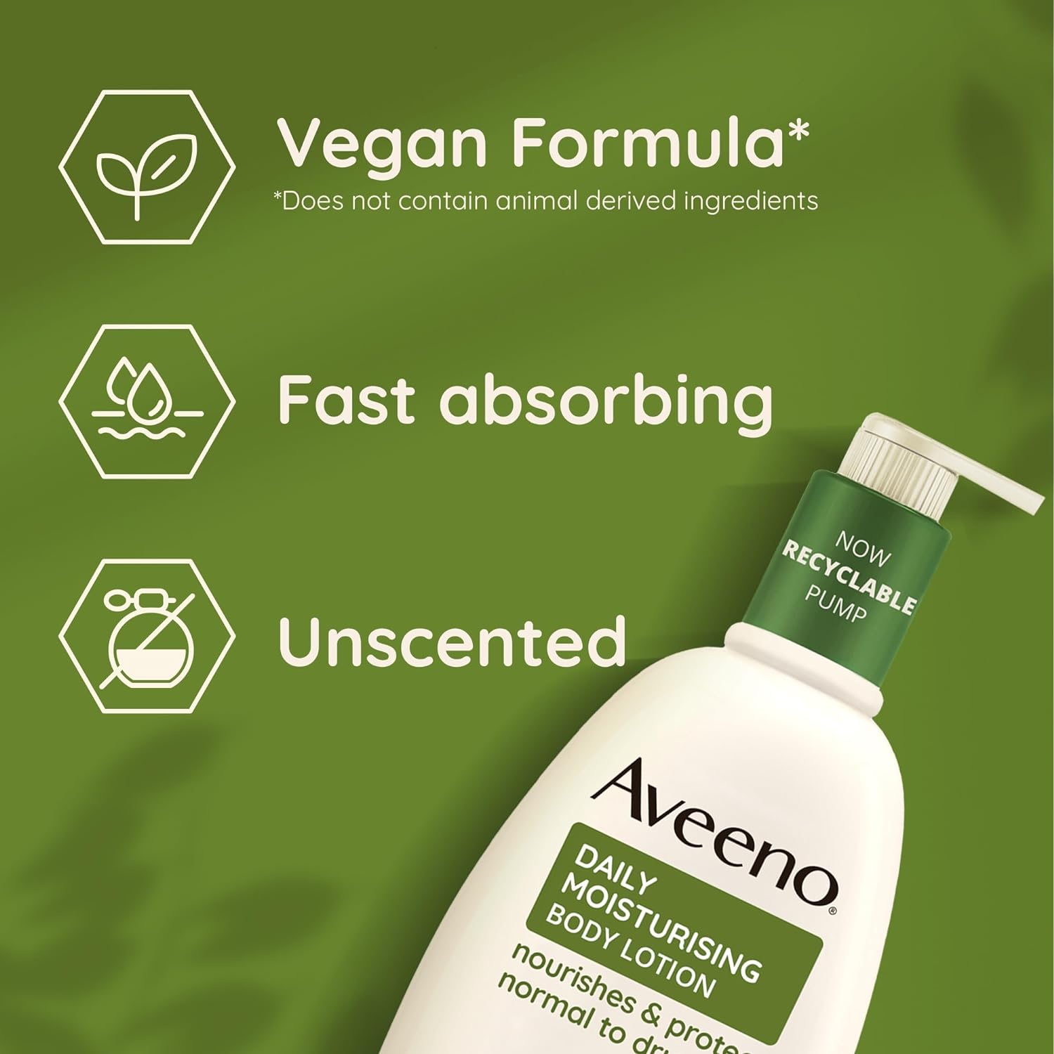Aveeno Daily Moisturising Body Lotion, With Soothing Oats & Rich Emollients, Suitable For Sensitive Skin, Nourishes and Protects Normal to Dry Skin, Fragrance Free, 500ml : Amazon.co.uk: Grocery