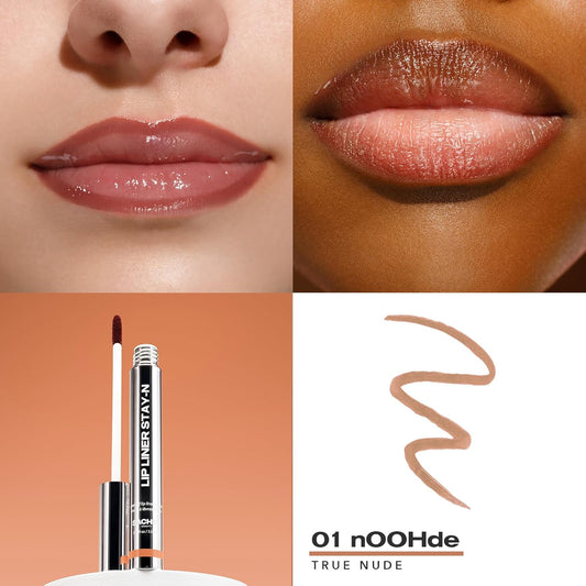 Sacheu Lip Liner Stay-N Peel Off Lip Stain — Long Lasting Matte Lip Tattoo Transfer Proof Lipstain Infused With Hyaluronic Acid & Vitamin E For All Skin Types — Vegan & Cruelty-Free, Sinamon