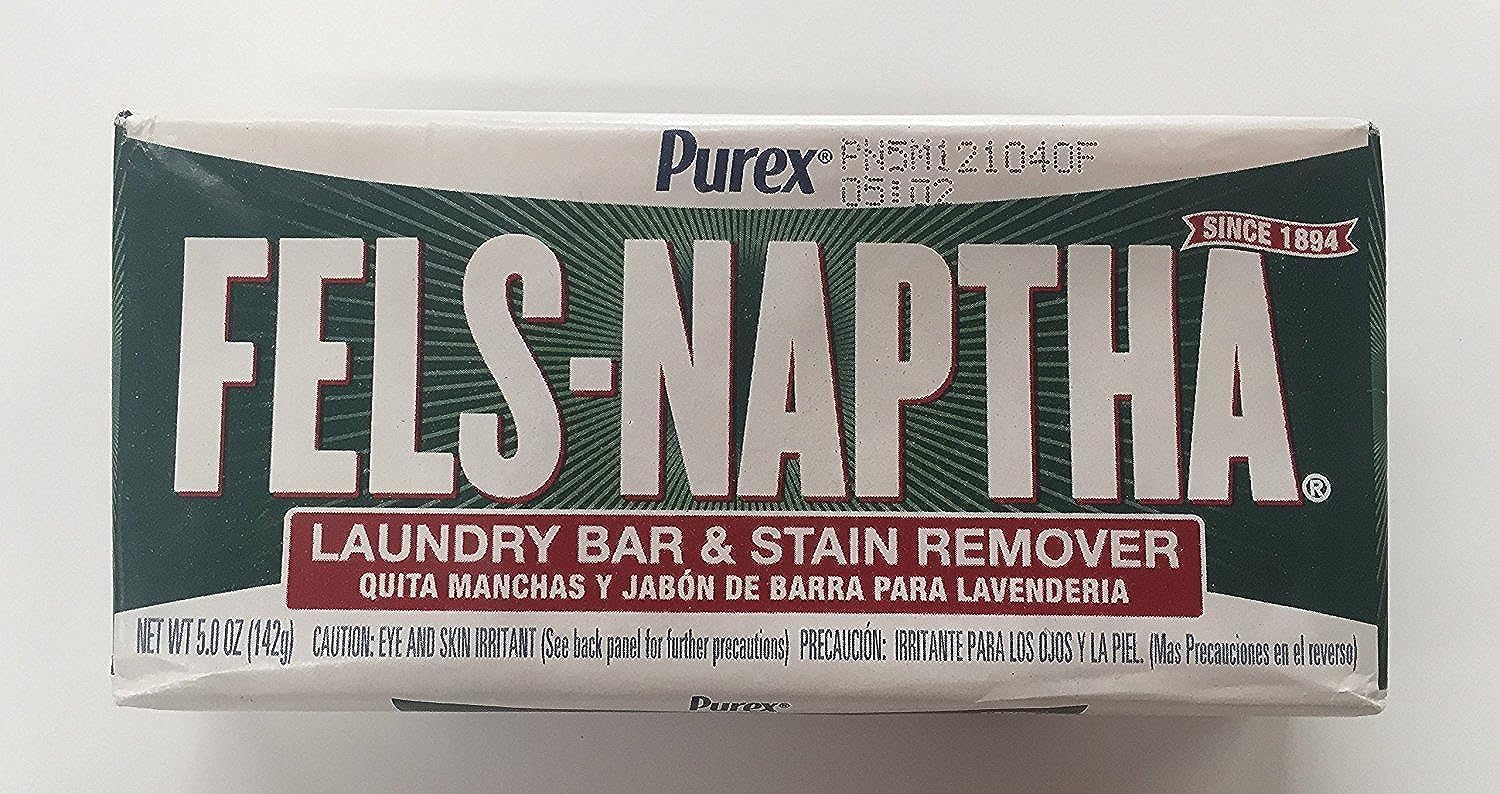 Dial Corporation Fels-Naptha Laundry Bar Soap, 5 Ounce (Pack of 6)