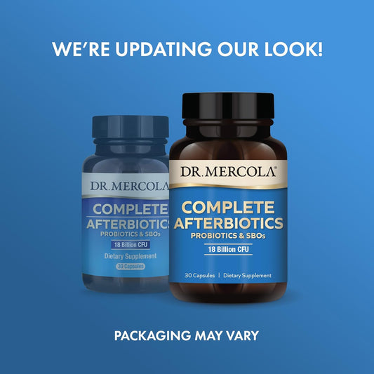 Dr. Mercola Complete Afterbiotics, 30 Servings (30 Capsules), Probiotics And Sbos, 18 Billion Cfu, Dietary Supplement, Digestive And Immune Support, Non-Gmo