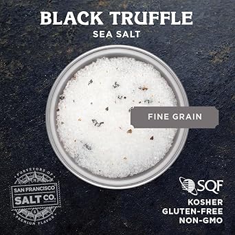 5 Oz. Resealable Pouch - Authentic Italian Black Truffle Salt By San Francisco Salt Company