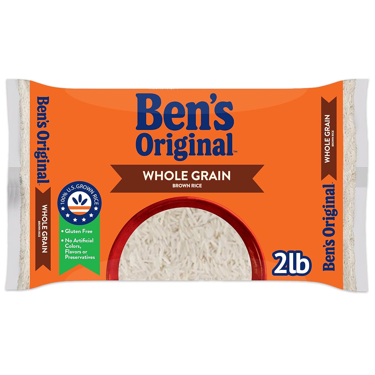 BEN'S ORIGINAL Whole Grain Brown Rice, 2 lb Bag
