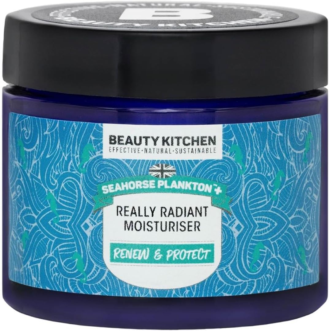 Beauty Kitchen - Seahorse Plankton SPI Pure Source Collagen Serum 30ml - Anti Aging & Hydrating Collagen Serum - Supports Skin Barrier - Keeps Skin Plump/Firm - Vegan/Cruelty Free