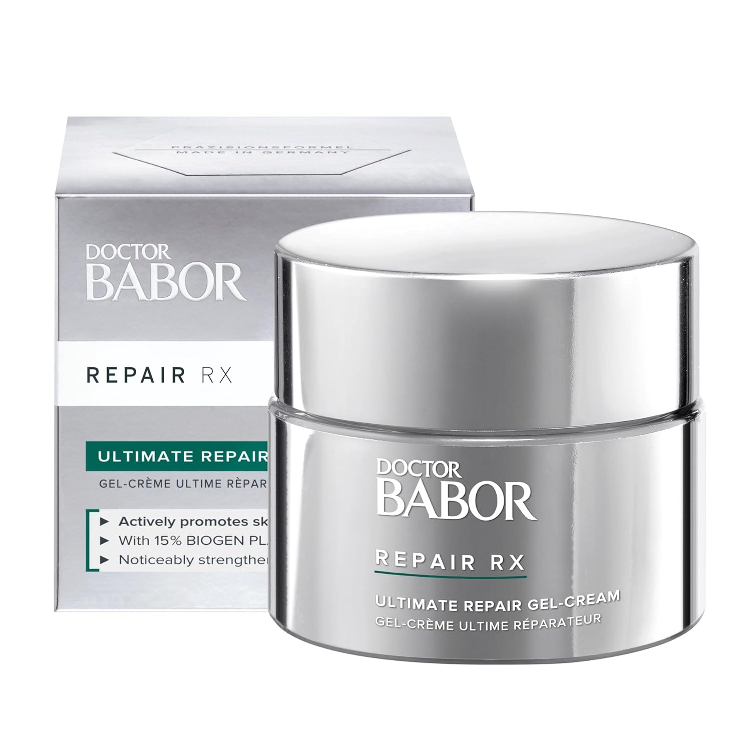 Babor Doctor Repair Rx Ultimate Repair Gel-Cream, Lightweight Fast Acting Daily Moisturizer, Strengthen Skin & Improve Tone, Safe For Sensitive Skin, 1.7 Oz