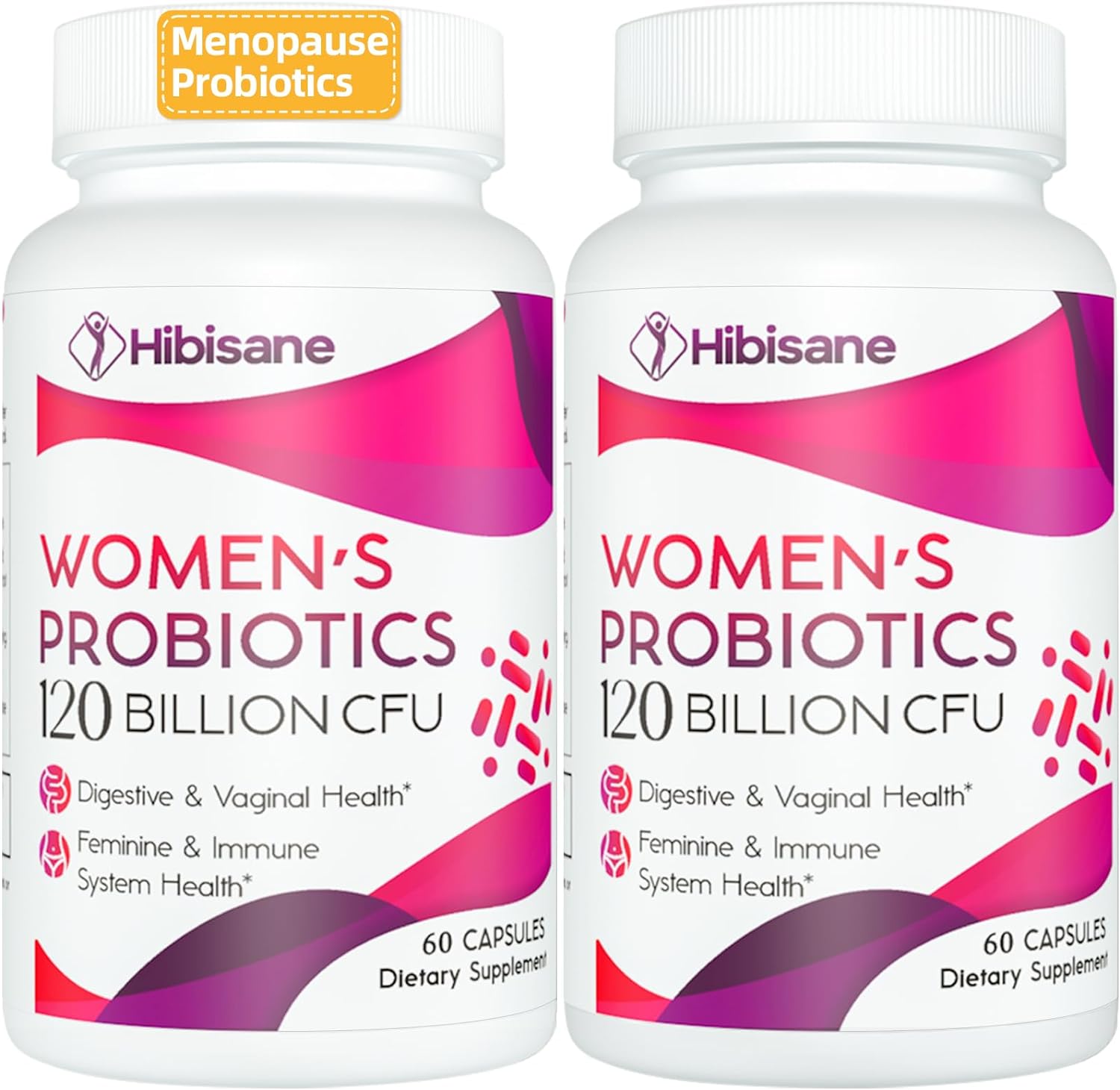 120 Billion CFU Probiotic - Menopause Support Probiotics for Women, 13-in-1 Natural Relief for Menopause, Weight, Hot Flashes, Night Sweats, Mood Swings, Hormone Balance, Immune Health - 120 Caps