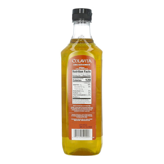 Colavita Canola 75/25 Virgin Blended Oil, 32 Ounce (Pack of 12)