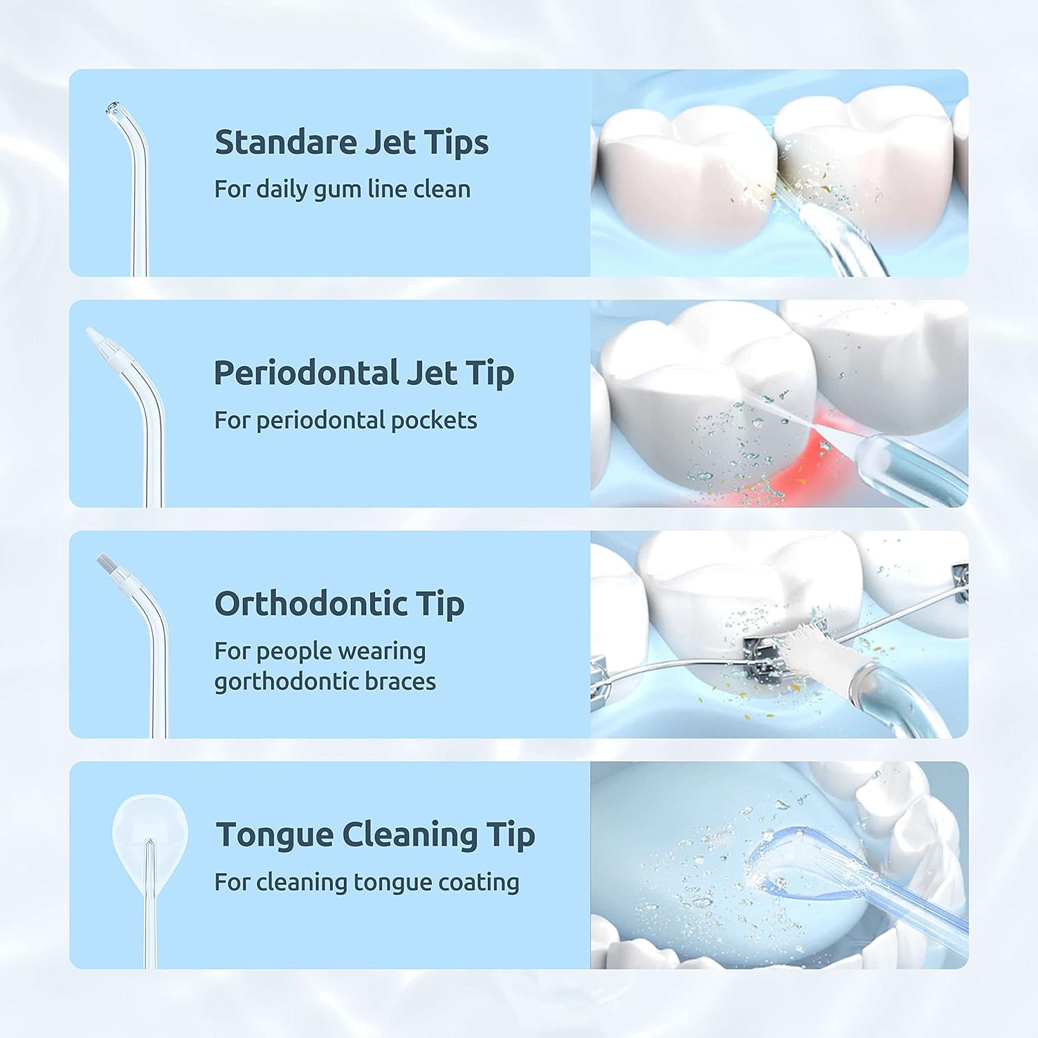 Water Flosser [Mini Cordless Portable] Oral Irrigator Water Teeth Cleaner Pick, Telescopic Water Tank, 3 Modes & Ipx7 Waterproof, Home & Travel Water Flossers For Teeth, Braces Bridges Care : Health & Household