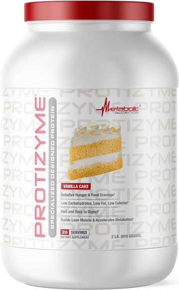Metabolic Nutrition | Protizyme | 100% Whey Protein Powder | High Prot