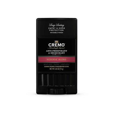 Cremo Reserve Blend Anti-Perspirant & Deodorant, Long-Lasting Sweat & Odor Protection, 2.65 Oz, 1 Oz