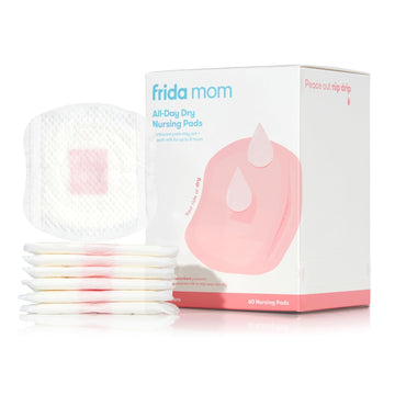 Frida Mom Nursing Pads, Disposable Nursing Pads With Ultra Absorbency, And Soft Texture, Breastfeeding Essentials, 60Ct