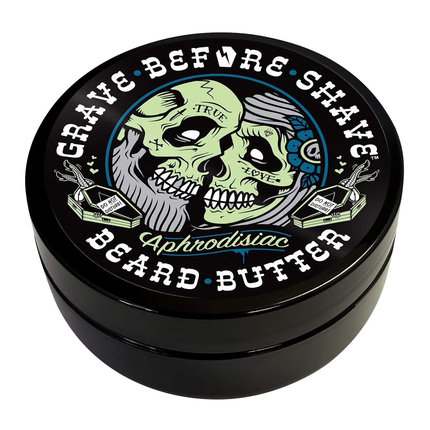 Grave Before Shave Leather/Cedar-Wood Scent Beard Conditioning Butter 4 Oz