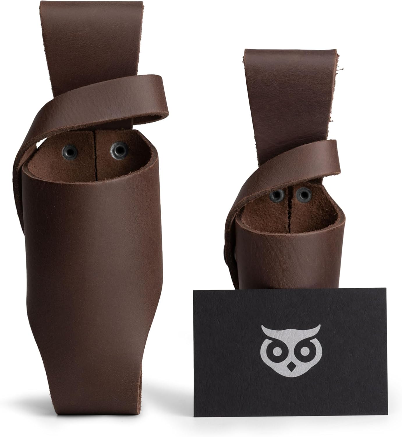 Hide & Drink, Set Of 2 Hot Sauce Holsters 5Oz & 2Oz Bottle Belt Sheath, Compatible With Tobasco Cholulah Sriracha Hot Sauce, Bottle Holder, Full Grain Leather, Handmade, Bourbon Brown : Grocery & Gourmet Food