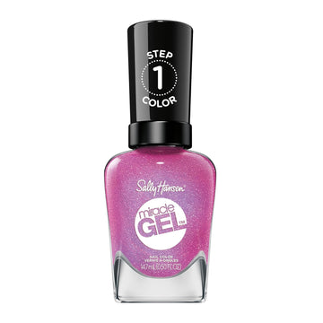 Sally Hansen Miracle Gel™, Quartz And Kisses, Long Lasting, Gel-Like Formula, No Uv Lamp Needed, Pink Nail Polish