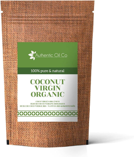 Coconut Oil Organic, Extra Virgin, Premium, Cold Pressed Natural Plant Based, 50g : Amazon.co.uk: Grocery
